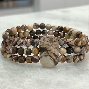 Brown Zebra Jasper Bracelet